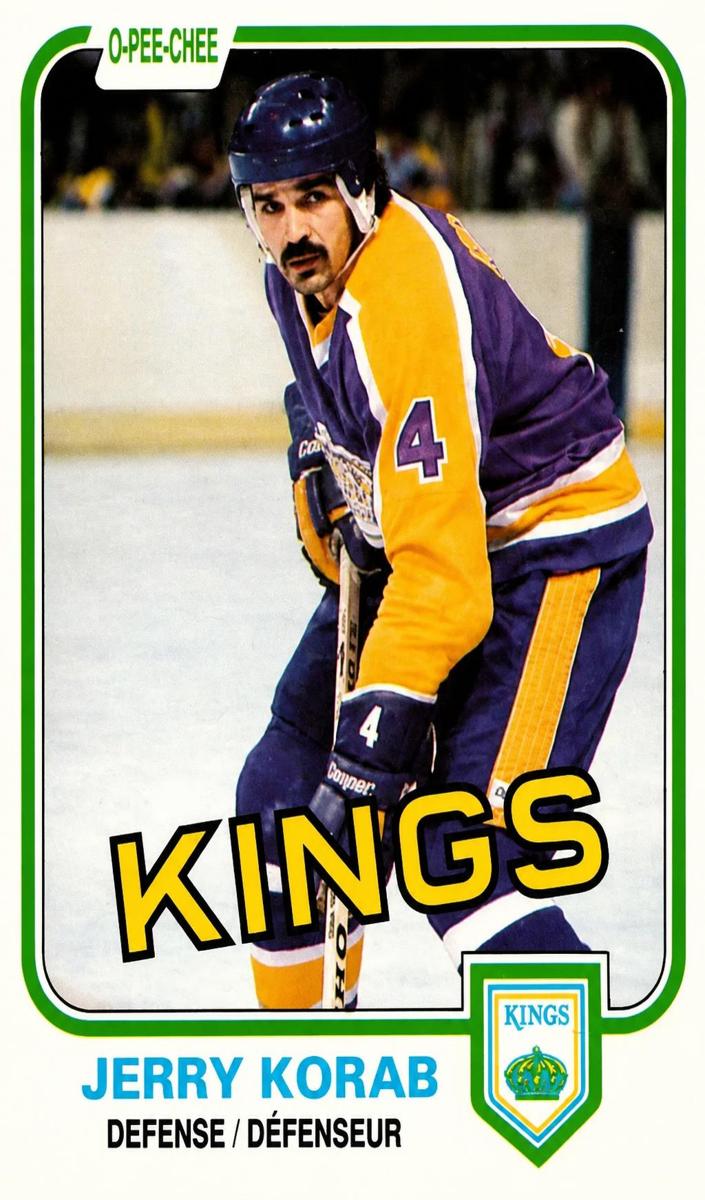 1981 O-Pee-Chee Hockey Jerry Korab #145 PSA 8
