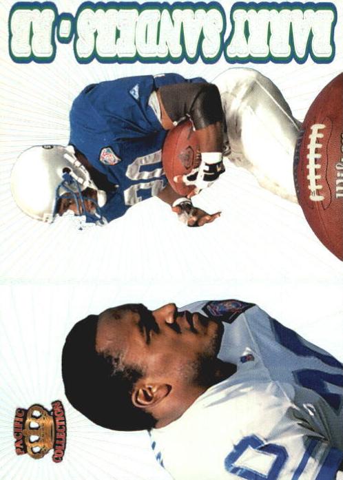 1995 Pacific Prisms Football Barry Sanders #28 SGC 9