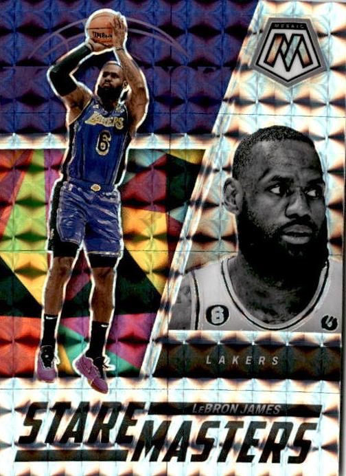 2022 Panini Mosaic Basketball LeBron James #7 PSA 10