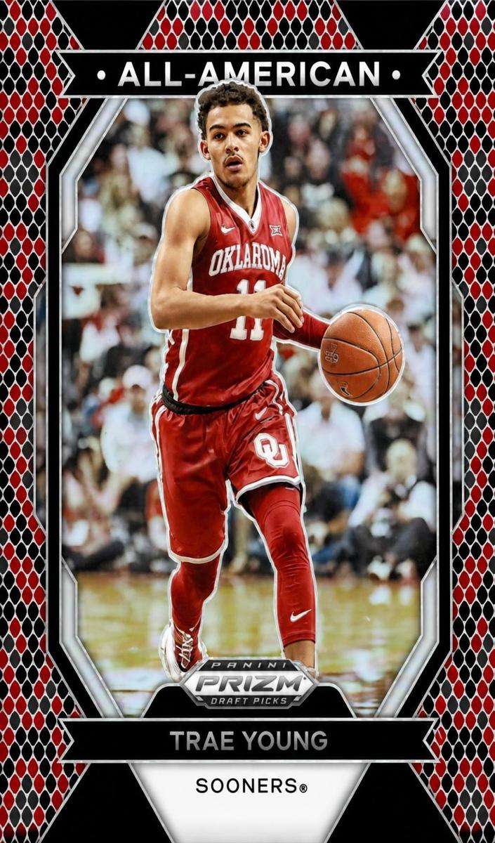 2024 Panini Prizm Draft Picks Basketball Snakeskin Trae Young #2