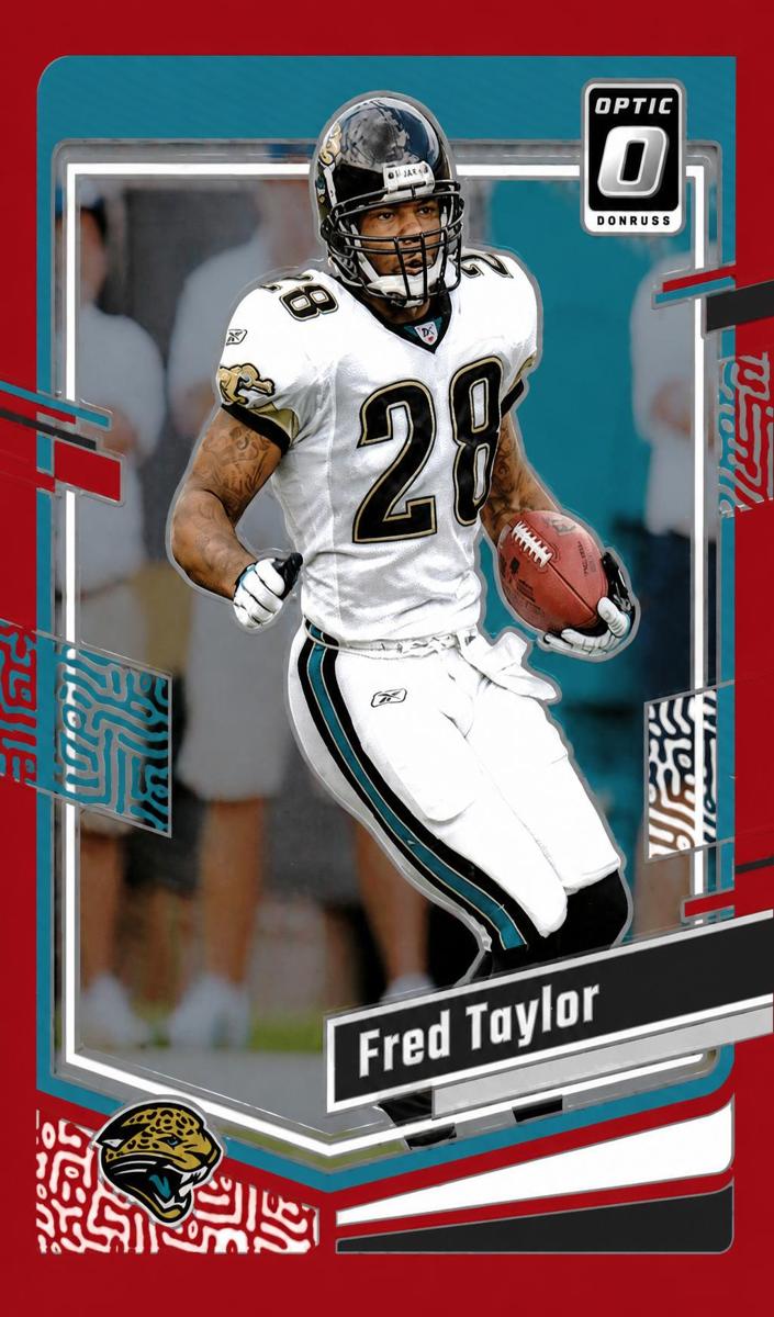 2023 Donruss Optic Football Red Fred Taylor #82