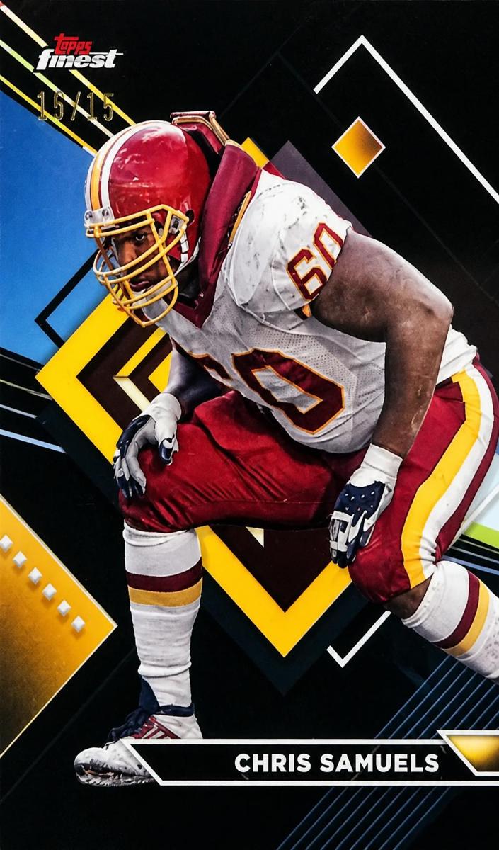2023 Topps Composite Football Black Refractor Chris Samuels #249