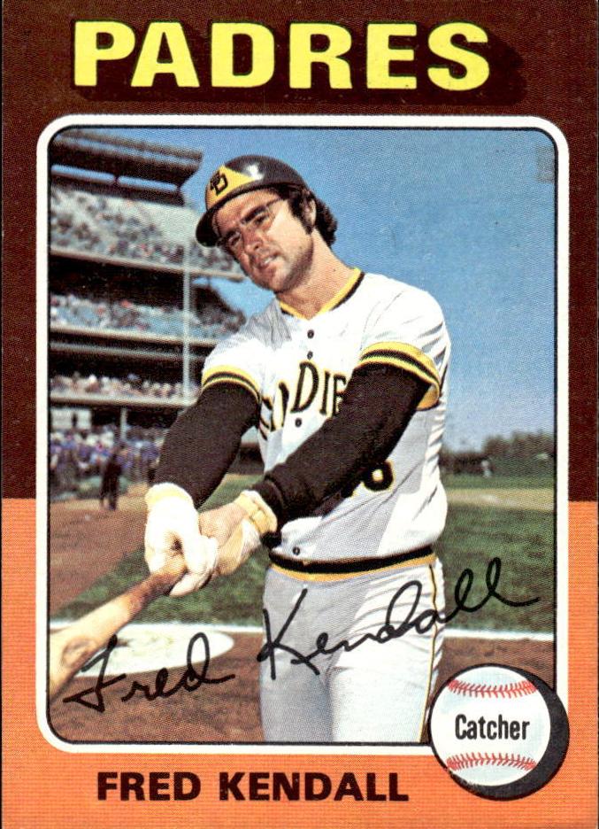 1975 Topps Mini Baseball Fred Kendall #332 PSA 8.5