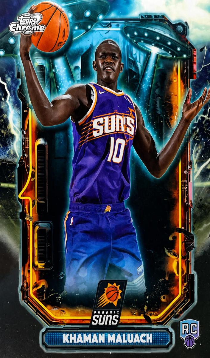 2025 Topps Cosmic Chrome Basketball Khaman Maluach #ET-23