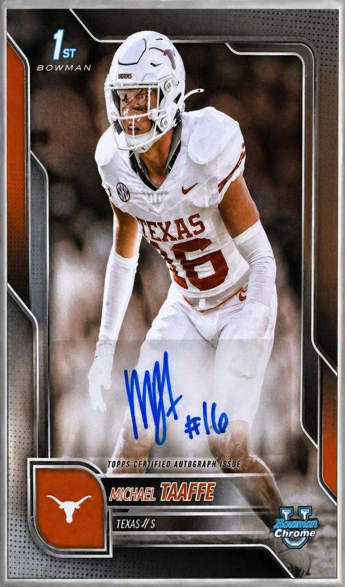 2025 Bowman Chrome University Football Michael Taaffe #BCA-MT