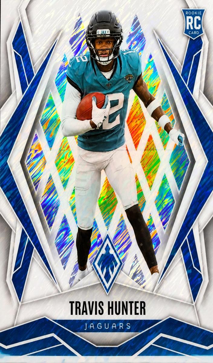 2025 Panini Phoenix Football White Shimmer Travis Hunter #157