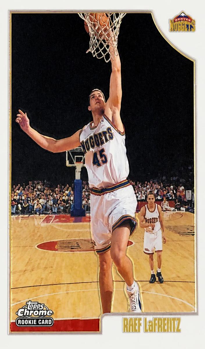 1998 Topps Chrome Basketball Raef LaFrentz #113