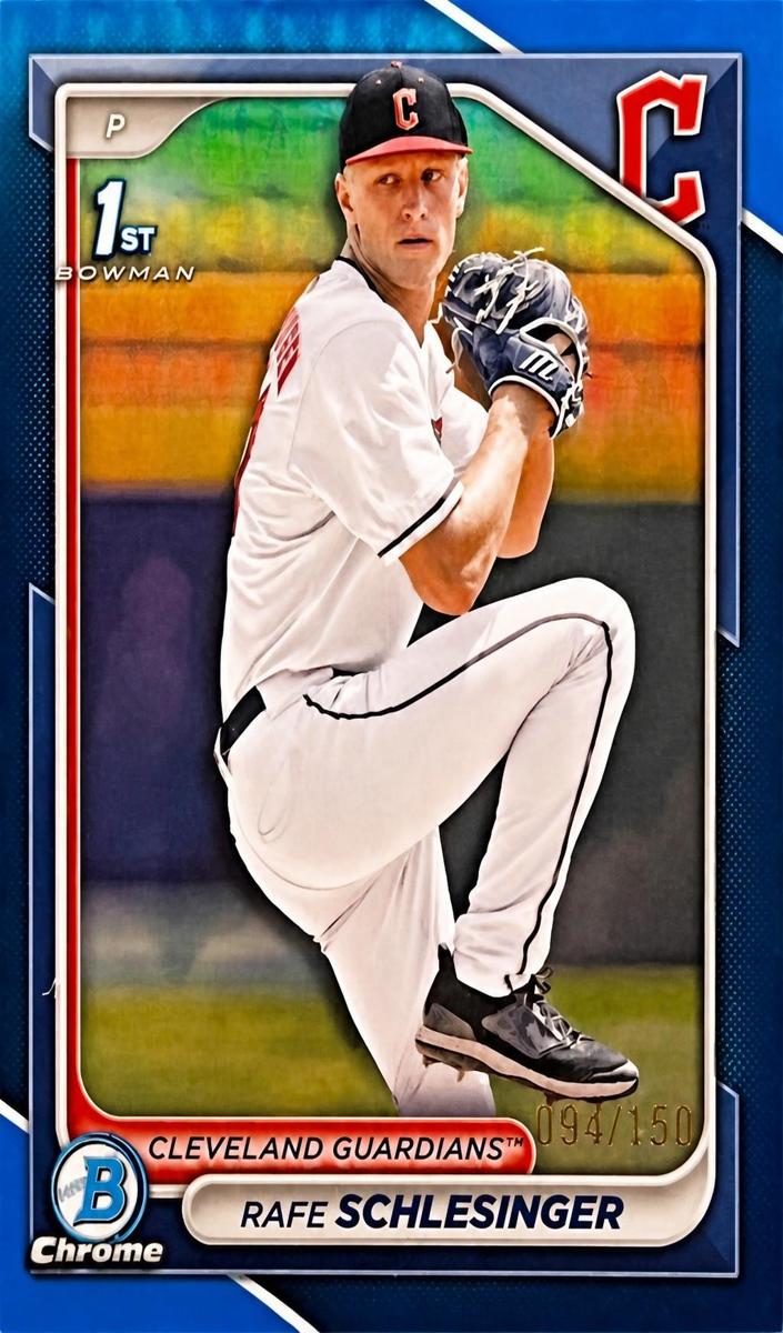 2024 Bowman Draft Chrome Baseball Blue Refractor Rafe Schlesinger #BDC-143