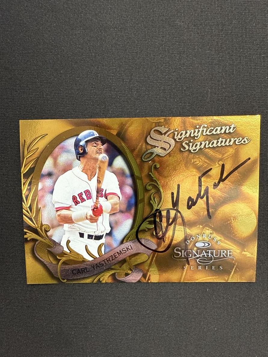 1997 Donruss Signature Series Baseball Carl Yastrzemski #22