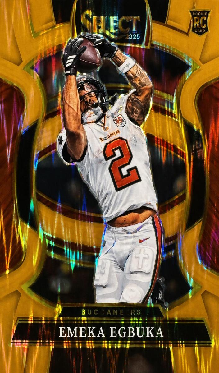 2025 Panini Select Football Copper Shock Emeka Egbuka #37