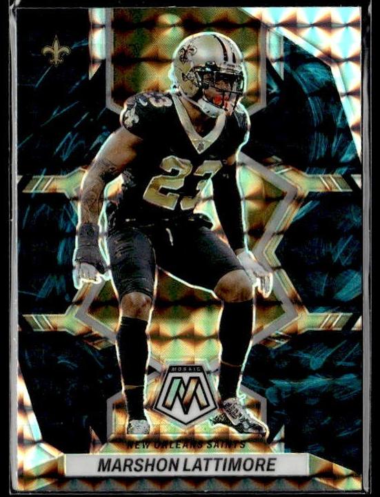 2022 Panini Mosaic Football Genesis Marshon Lattimore #143