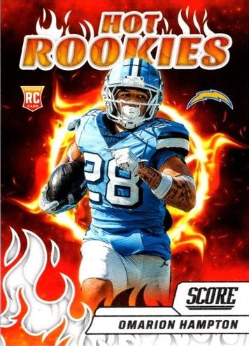 2025 Panini Score Football Omarion Hampton #14