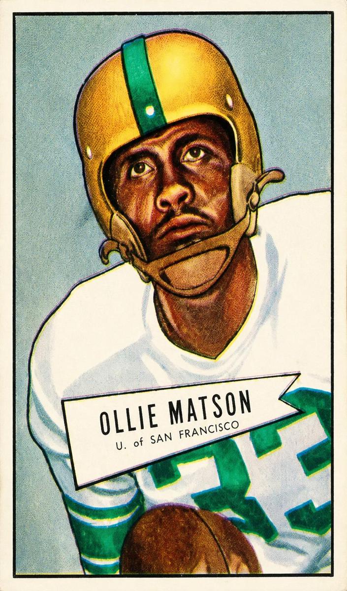 1952 Bowman Small Football Ollie Matson #127