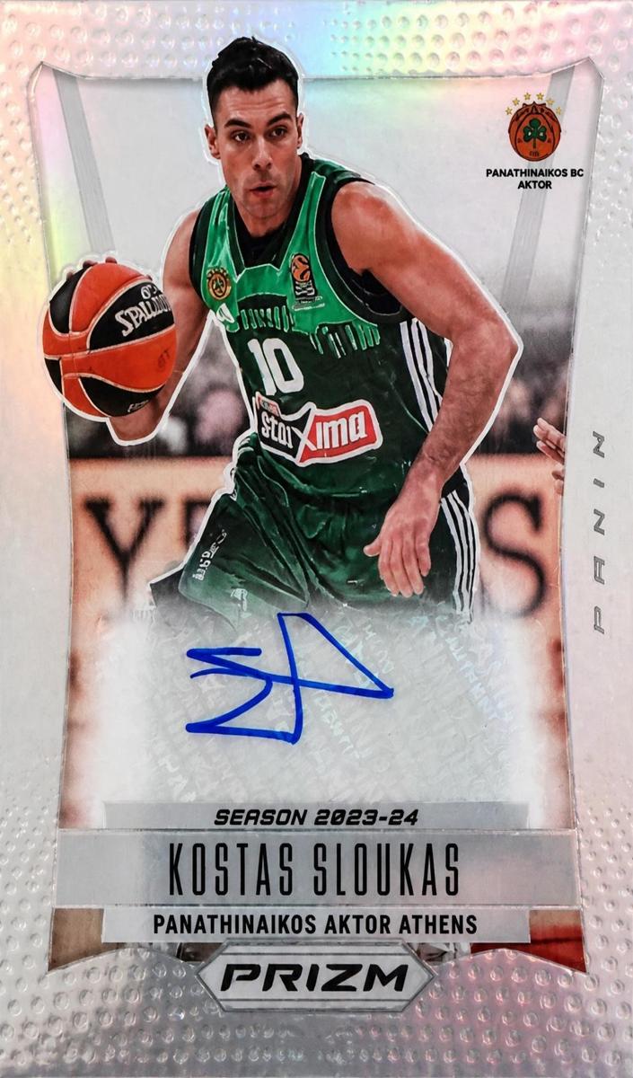 2023 Panini Prizm Turkish Airlines EuroLeague Basketball Silver Kostas Sloukas #PRS-SLO