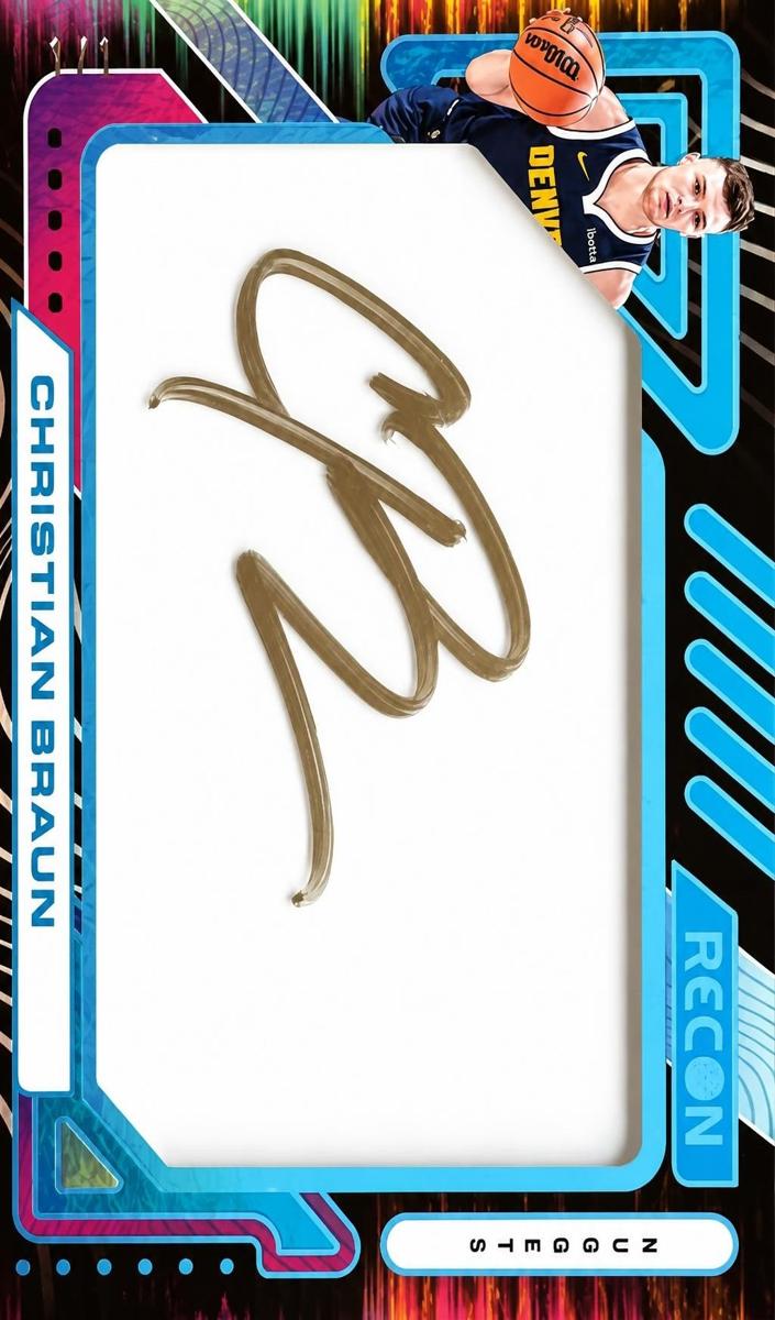 2023 Panini Recon Basketball Platinum Christian Braun #SAA-BRU