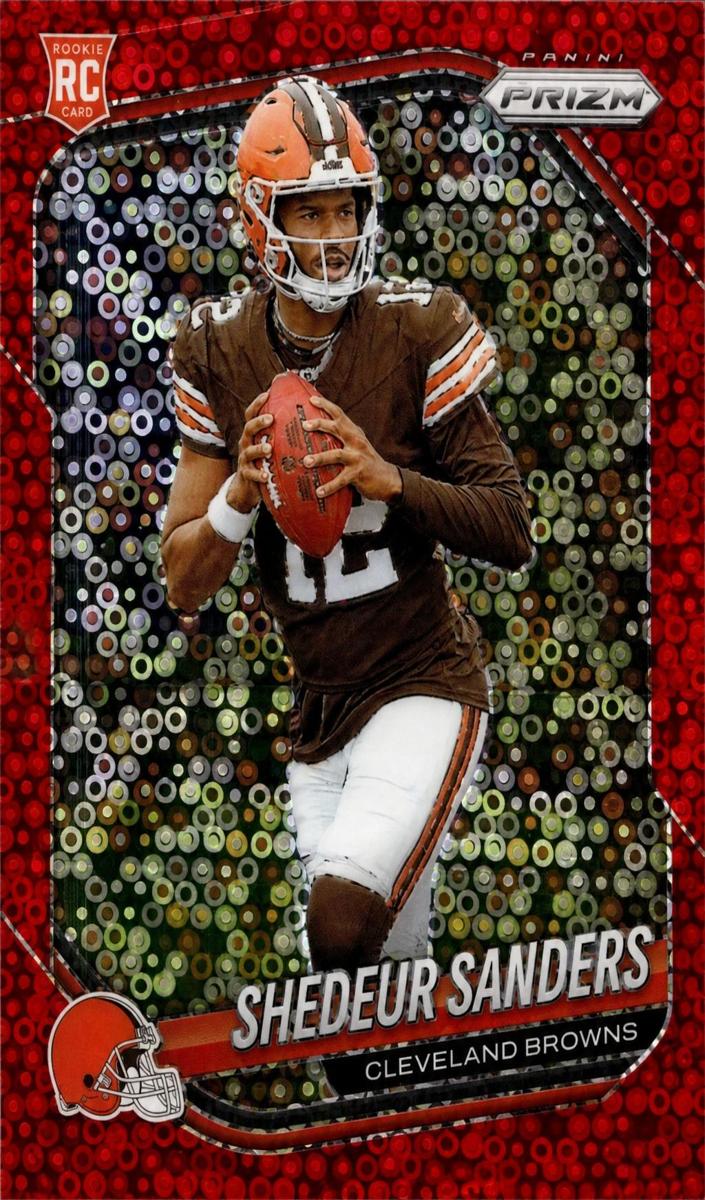 2025 Panini Prizm Football No Huddle Red Shedeur Sanders #302 PSA 10