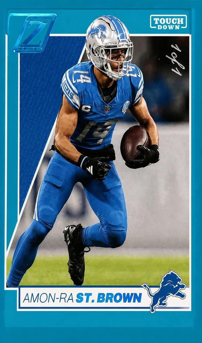 2024 Panini Zenith Football Touchdown Amon-Ra St. Brown #33