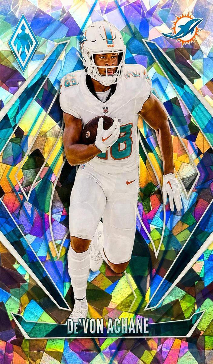 2024 Panini Phoenix Football Ice De'Von Achane #47