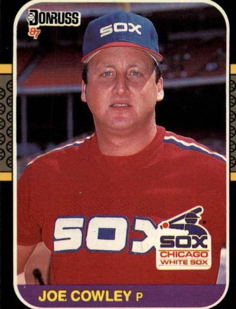 1987 Donruss Baseball Joe Cowley #552