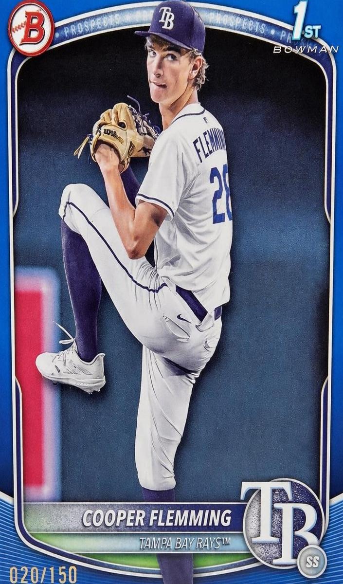 2025 Bowman Draft Baseball Blue Cooper Flemming #BD-166