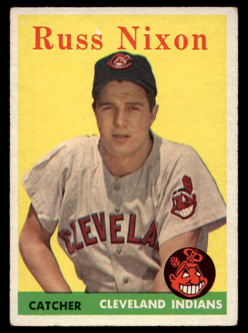 1958 Topps Baseball Russ Nixon #133 PSA 7