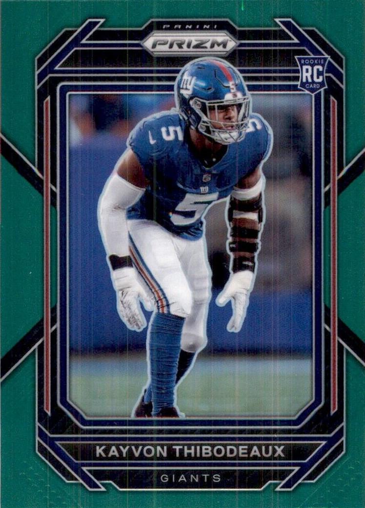 2022 Panini Prizm Football Green Kayvon Thibodeaux #370