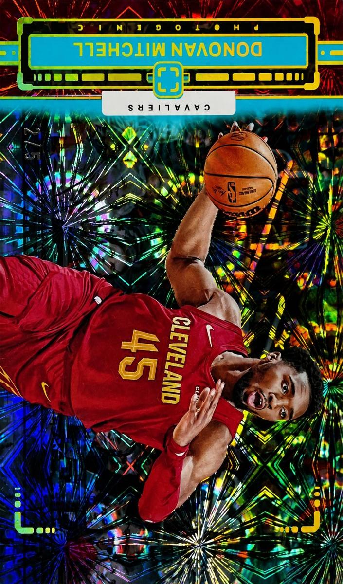 2023 Panini PhotoGenic Basketball Fireworks Donovan Mitchell #25