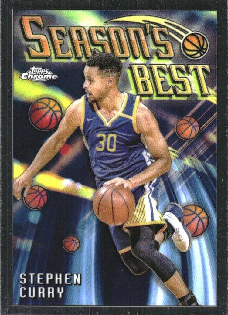 2023 Topps Chrome Basketball Stephen Curry #SB-5
