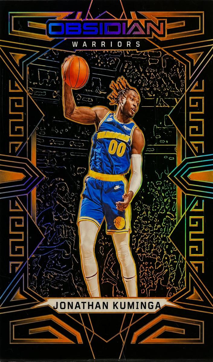 2022 Panini Obsidian Basketball Electric Etch Orange Jonathan Kuminga #17