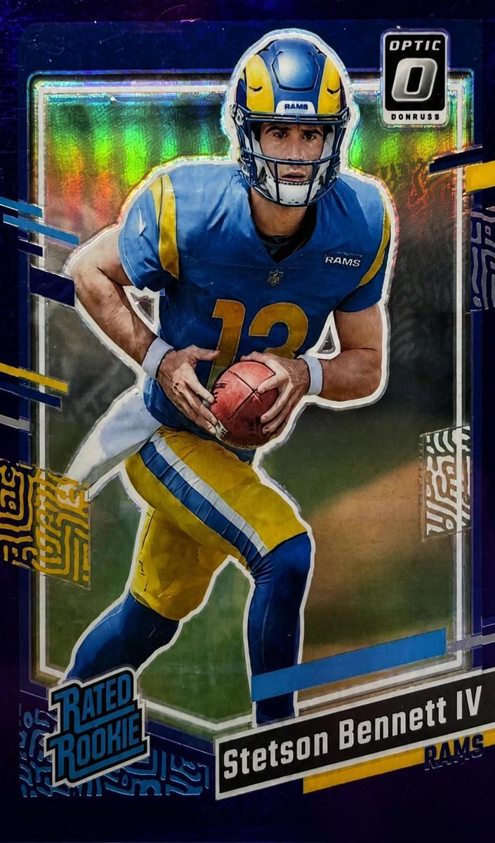 2023 Panini Donruss Football Purple Stetson Bennett IV #358