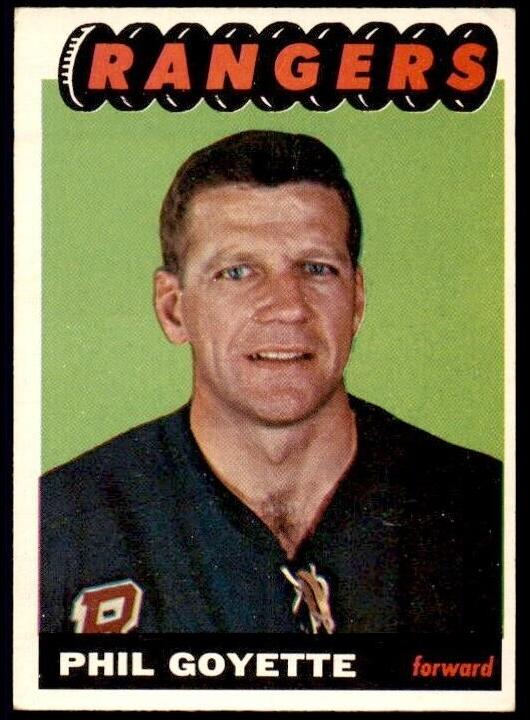 1965 Topps Hockey Phil Goyette #92
