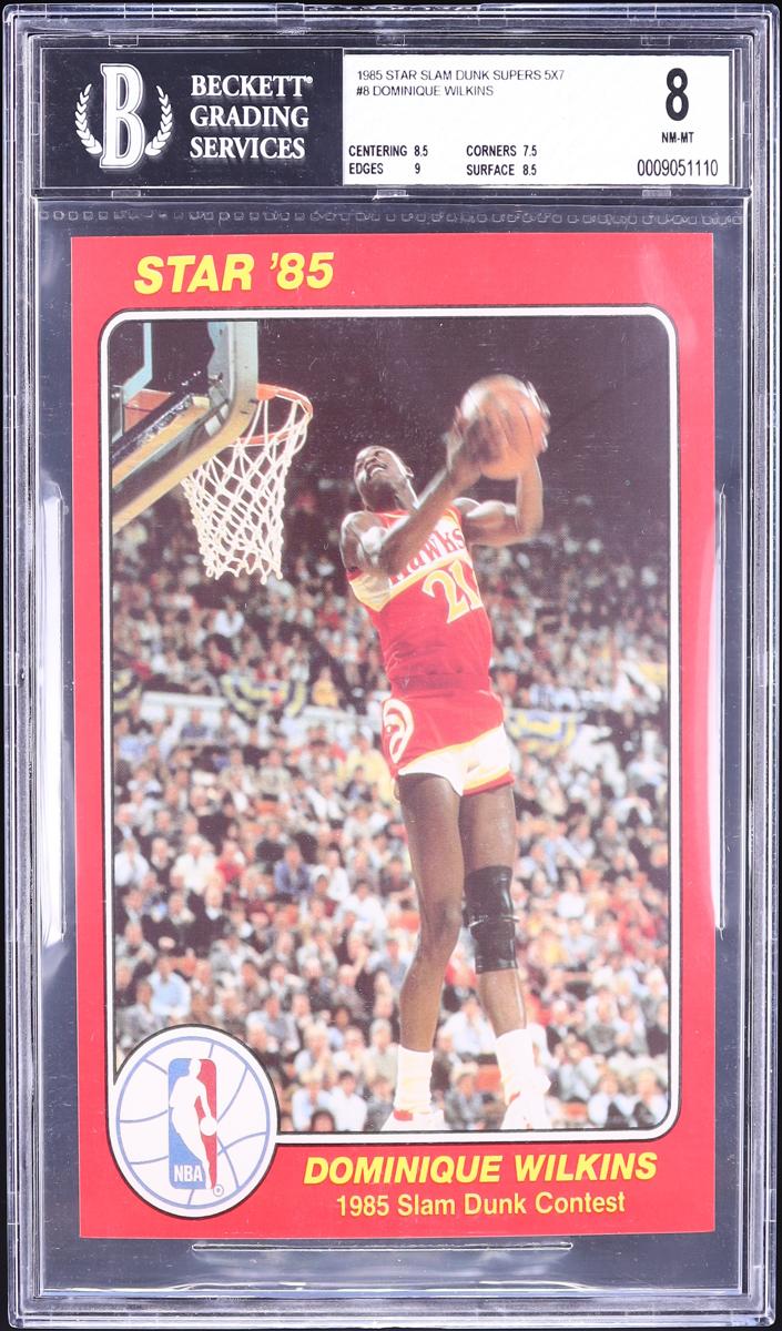 1985 Star Basketball Dominique Wilkins #8