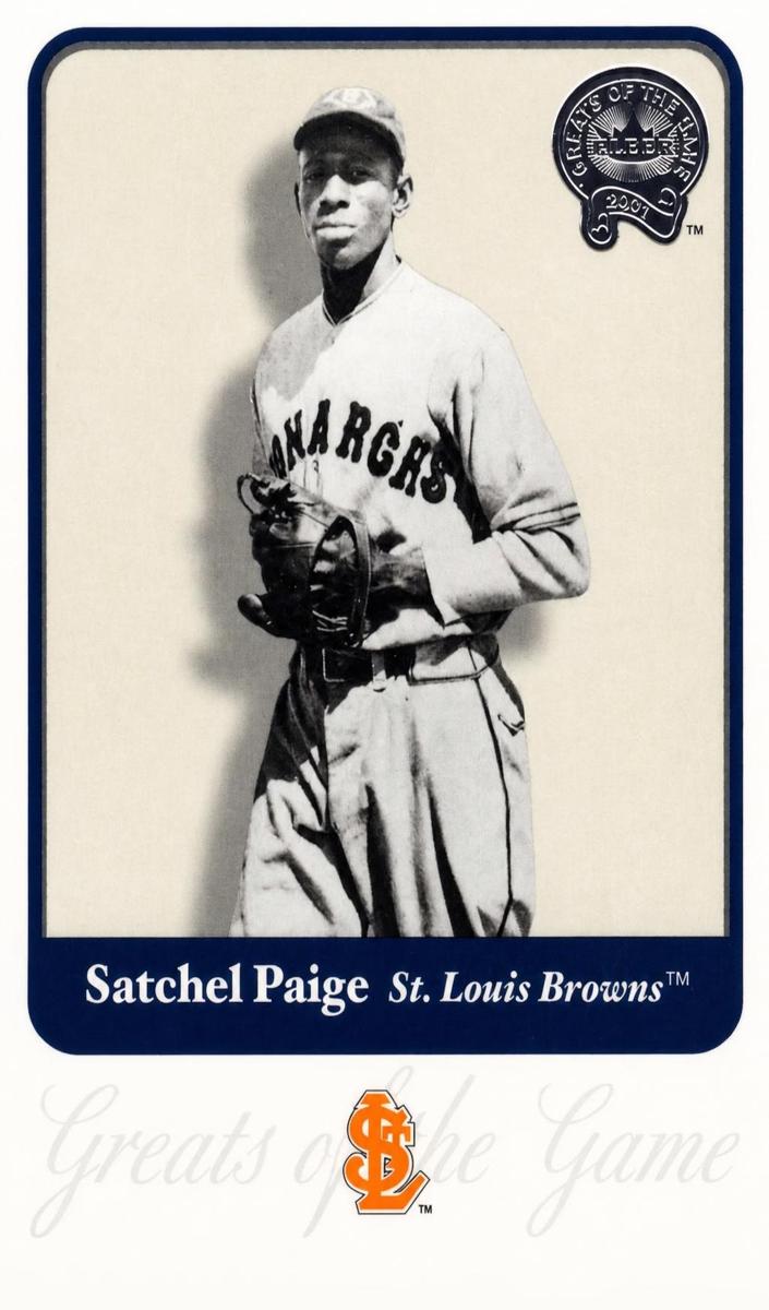 2001 Fleer Greats of the Game Baseball Satchel Paige #42