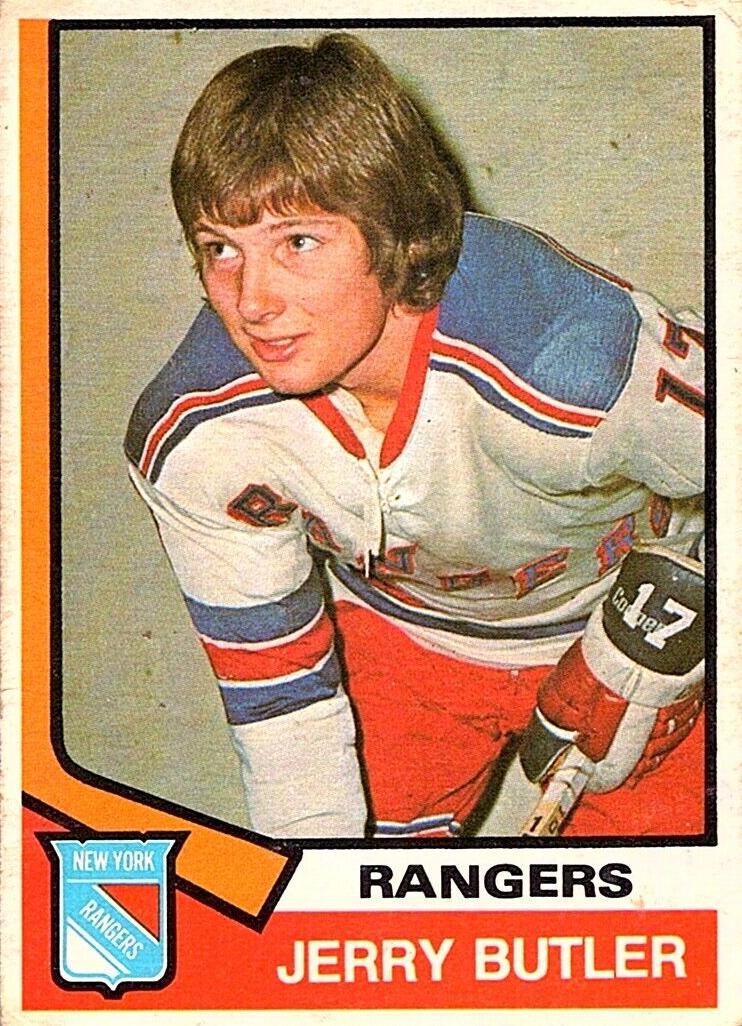 1974 O-Pee-Chee Hockey Jerry Butler #393