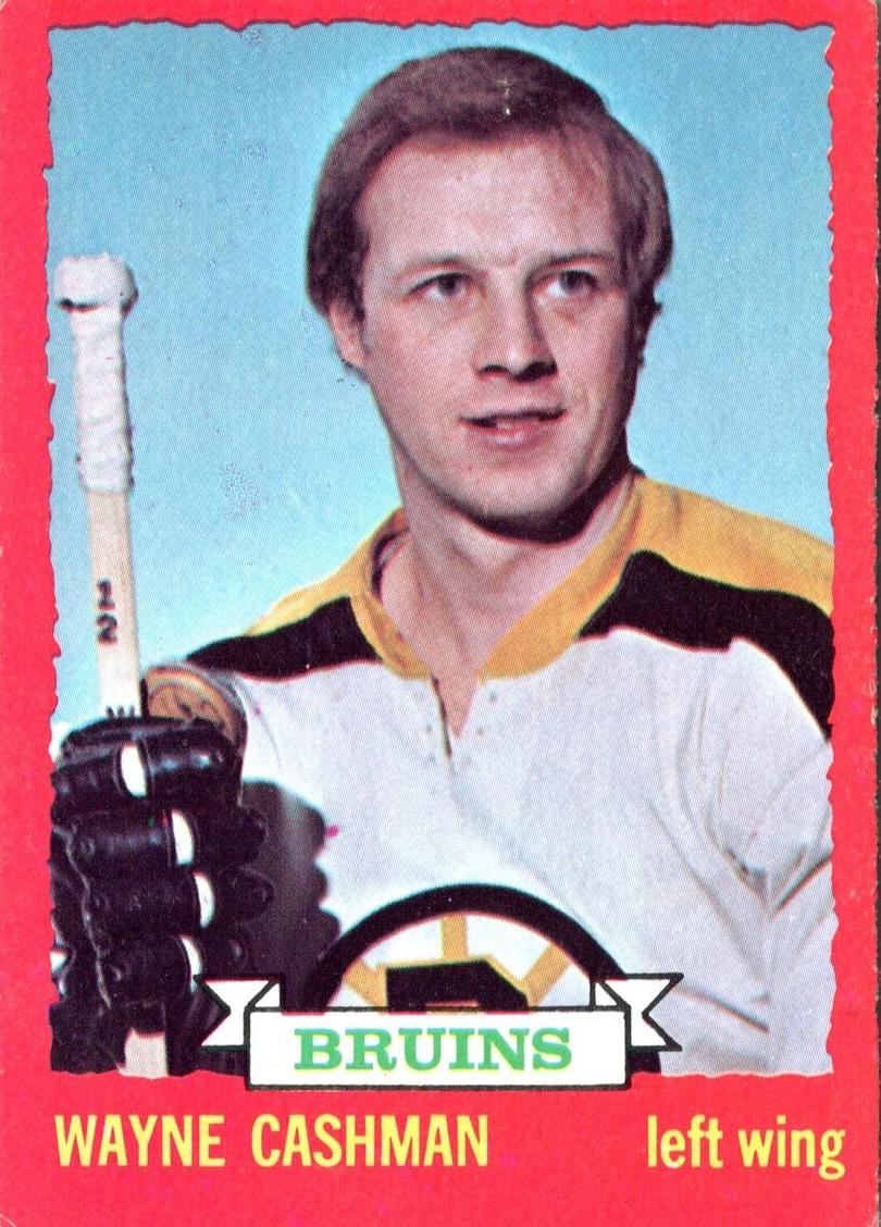 1973 O-Pee-Chee Hockey Wayne Cashman #85