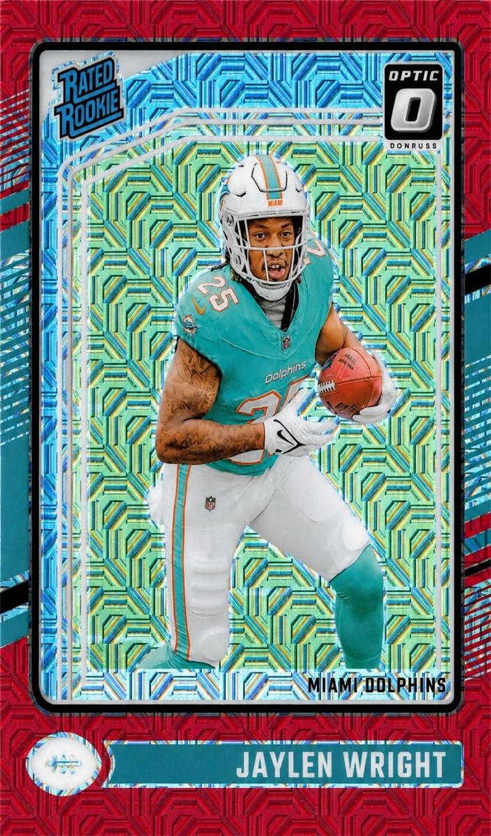 2024 Donruss Optic Football Red Mojo Jaylen Wright #249