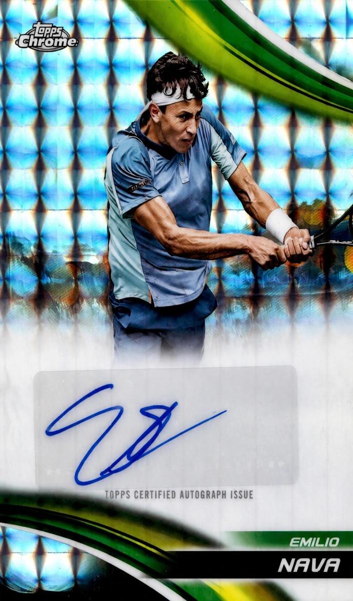 2025 Topps Chrome Tennis Geometric Refractor Emilio Nava #CA-ENA