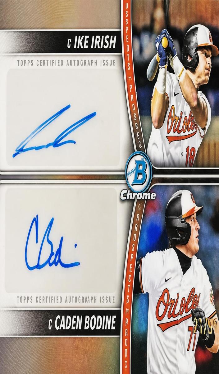 2025 Bowman Draft Chrome Baseball Caden Bodine / Ike Irish #PDA-IB