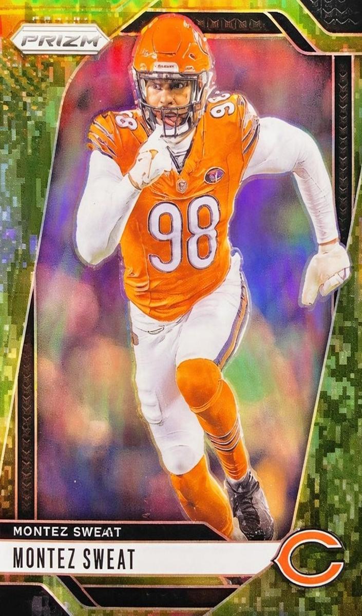 2024 Panini Prizm Football Forest Camo Montez Sweat #50