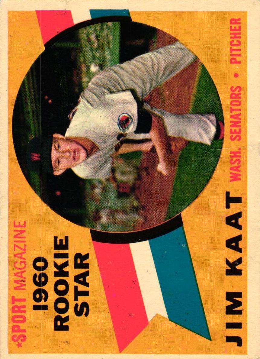 1960 Topps Baseball Jim Kaat #136
