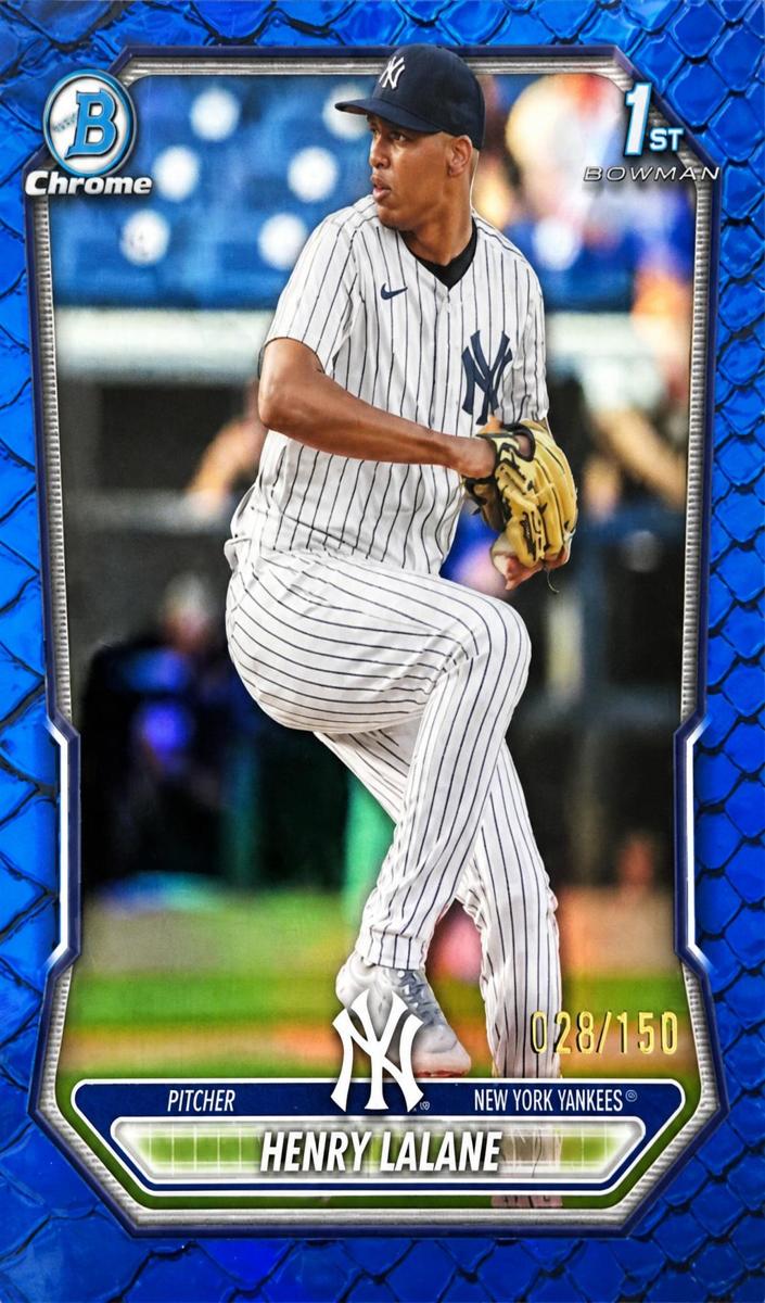 2026 Bowman Baseball Reptilian Blue Refractor Henry Lalane #BCP-104