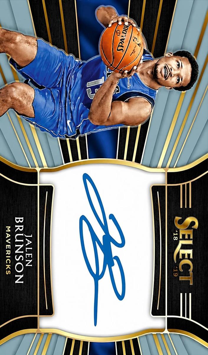 2018 Panini Select Basketball Jalen Brunson #RS-JBR PSA 10