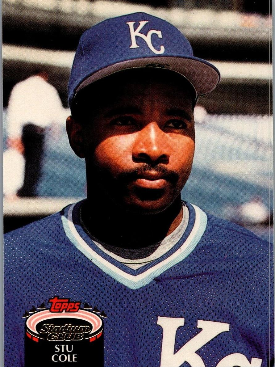 1992 Topps Stadium Club Baseball Stu Cole #553