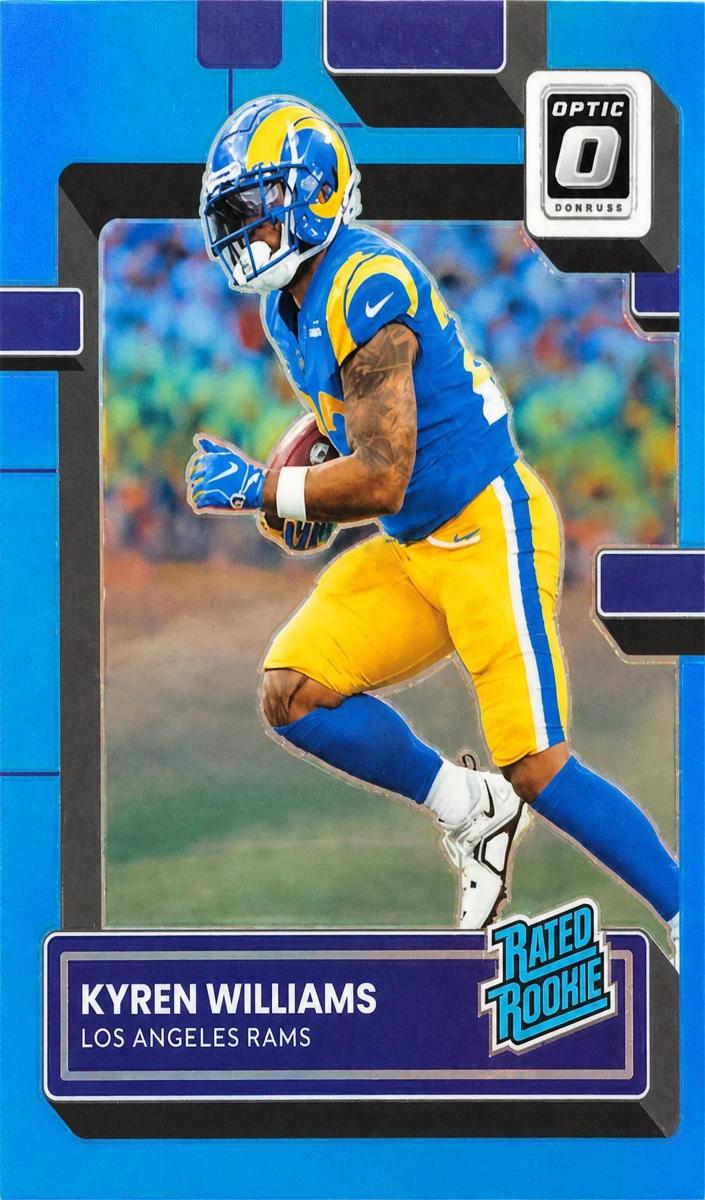 2022 Donruss Optic Football Aqua Kyren Williams #281 PSA 9