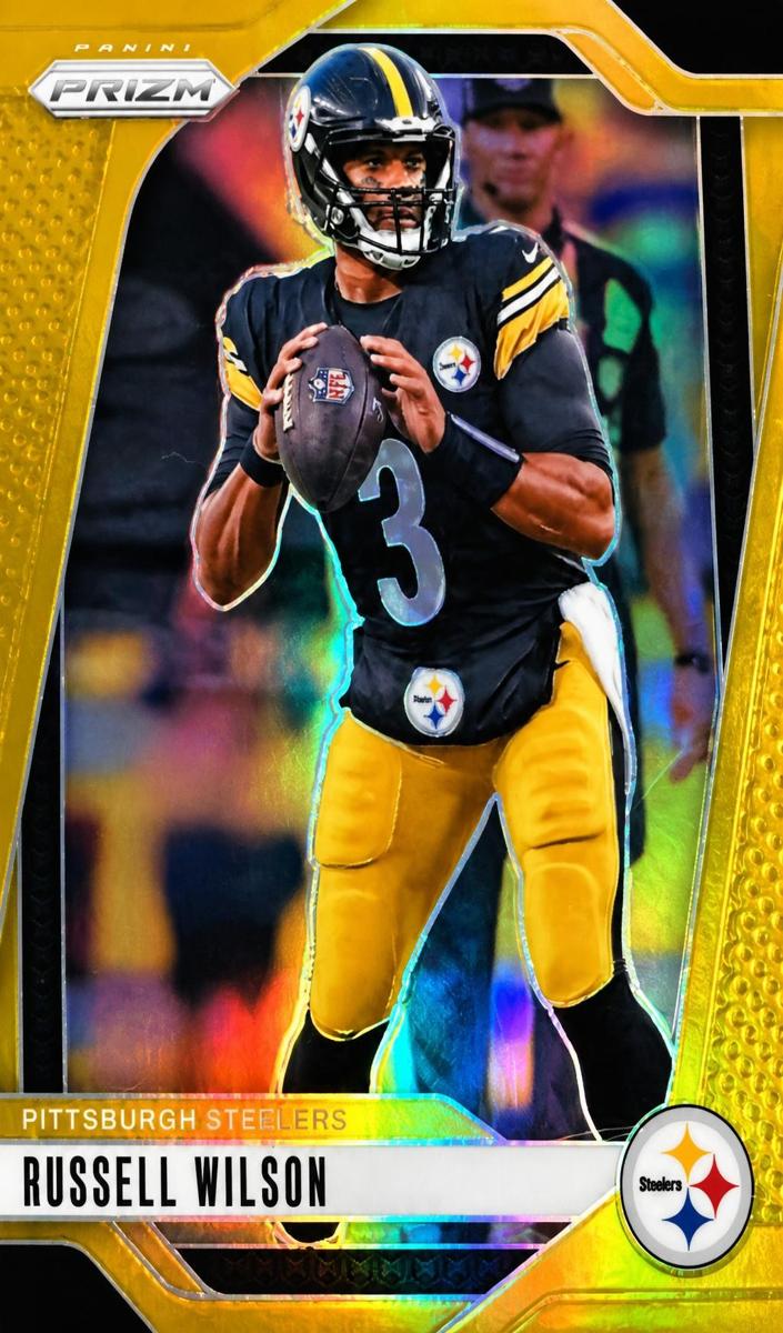 2024 Panini Prizm Football Gold Russell Wilson #240