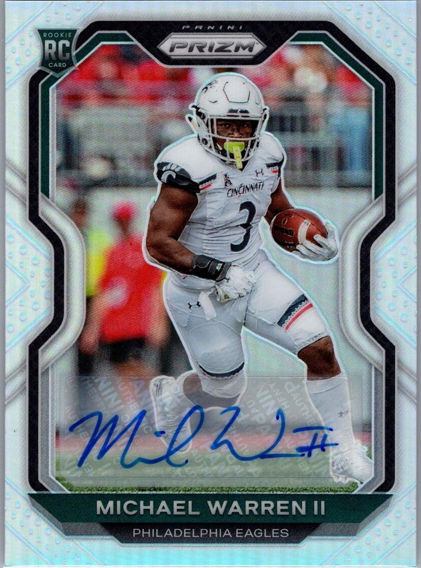 2020 Panini Prizm Football Michael Warren II #345 PSA 9