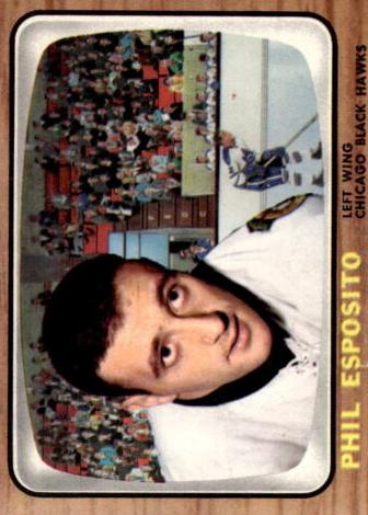 1966 Topps Hockey Phil Esposito #63 PSA 5