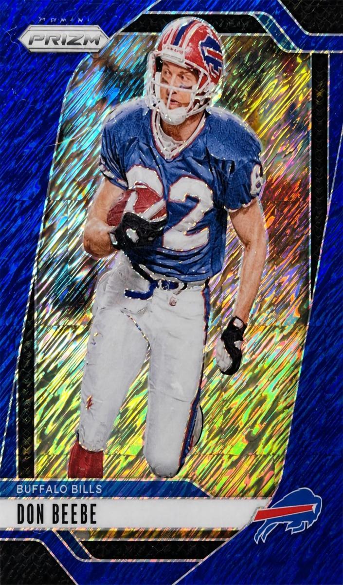 2024 Panini Prizm Football Blue Shimmer Don Beebe #35