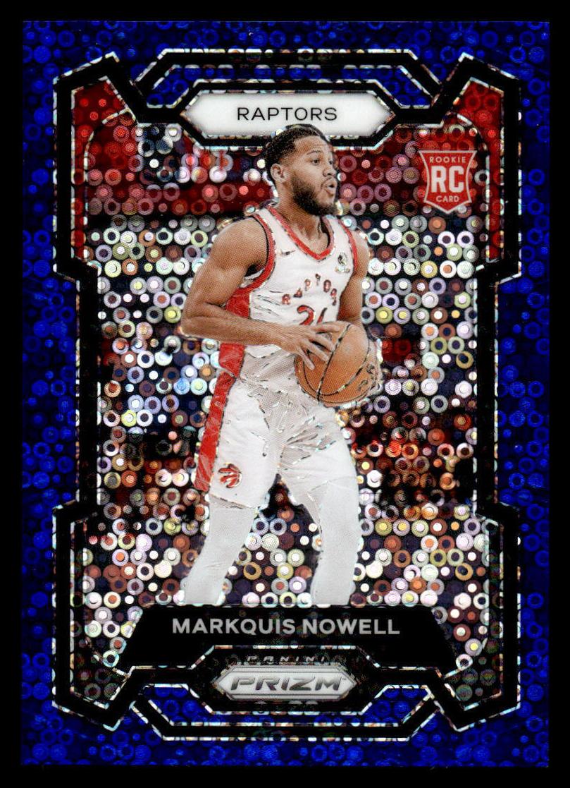 2023 Panini Prizm Basketball Fast Break Blue Markquis Nowell #300