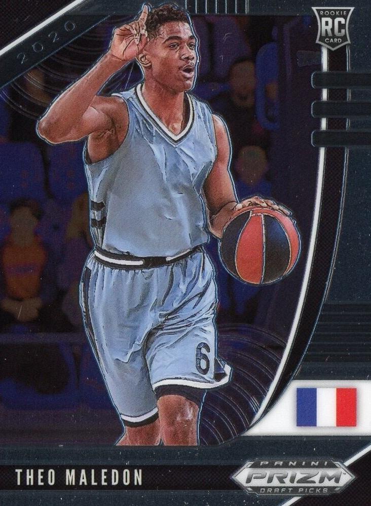 2020 Panini Prizm Draft Picks Basketball Theo Maledon #57 PSA 9